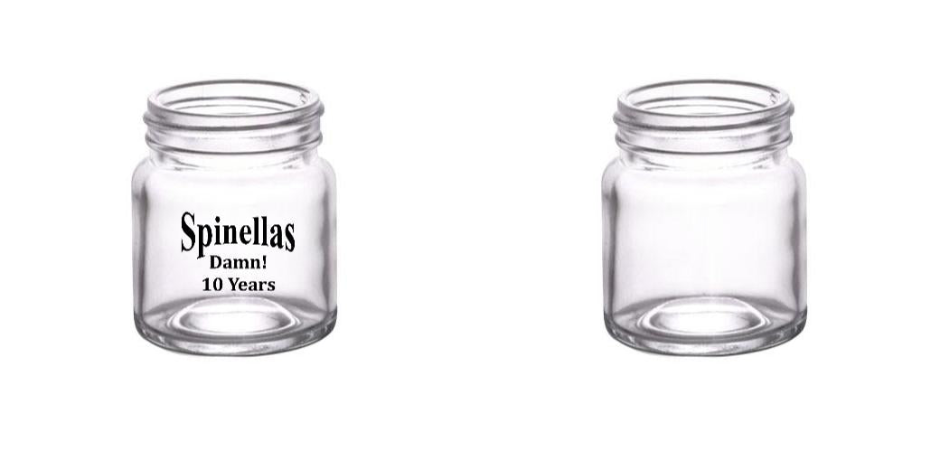 2 oz. Custom BarConic® Mini Mason Jar Shot Glass