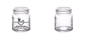 2 oz. Custom BarConic® Mini Mason Jar Shot Glass