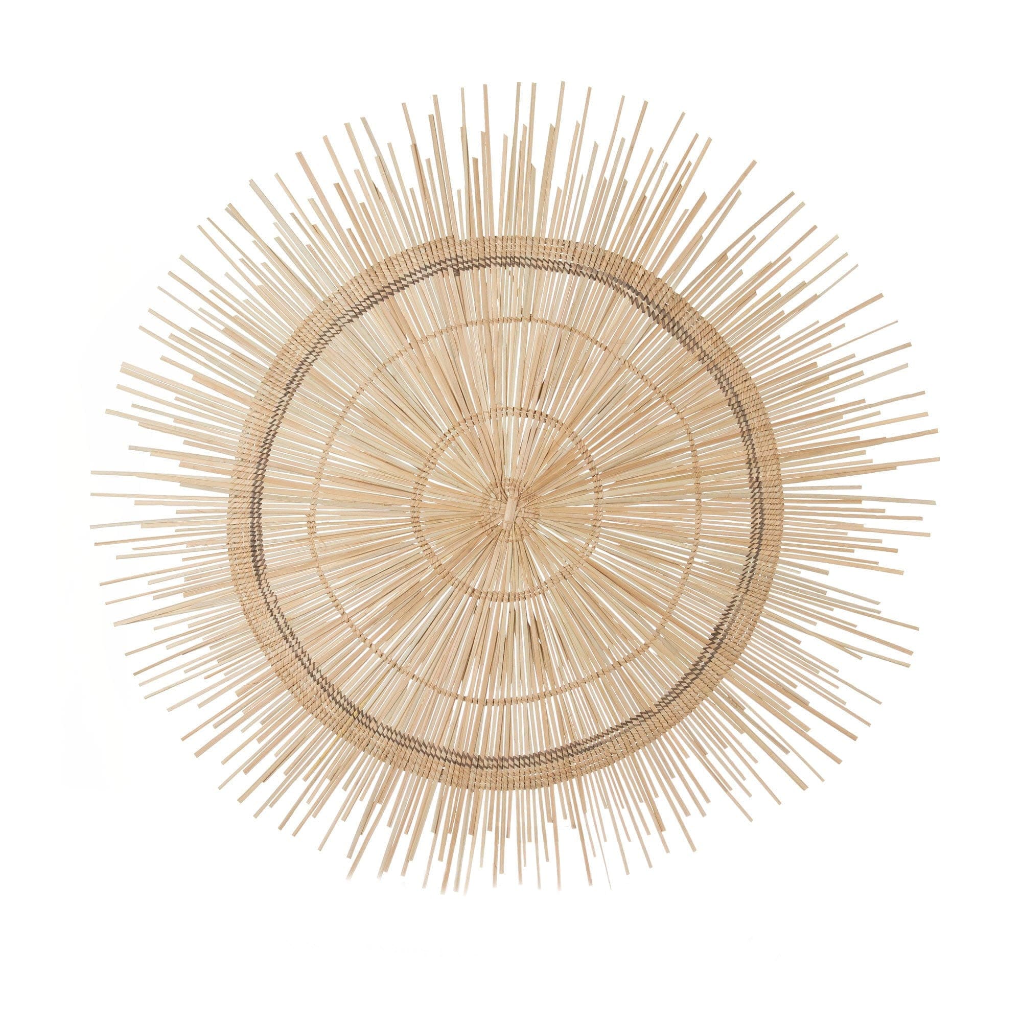 Large Palm Sun Circle - Natural