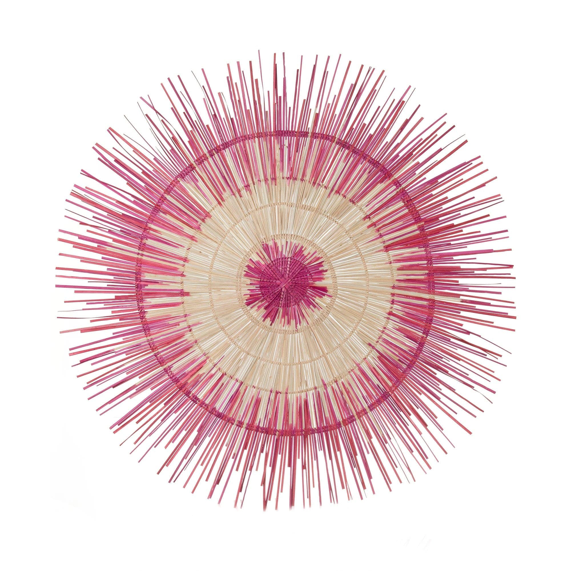 Large Palm Sun Circle - Pink