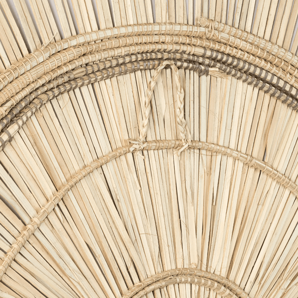 Large Palm Sun Circle - Natural