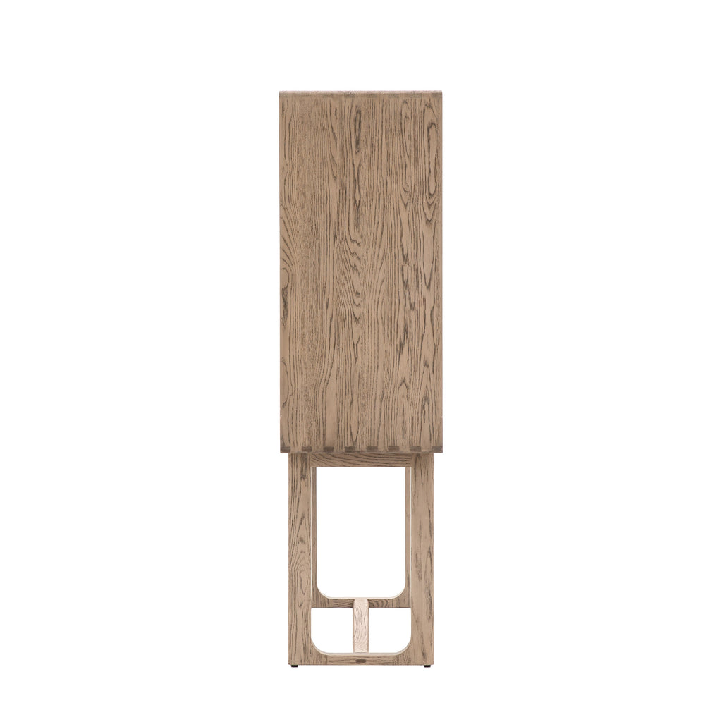 Craft Oak Cocktail Cabinet | Smoked