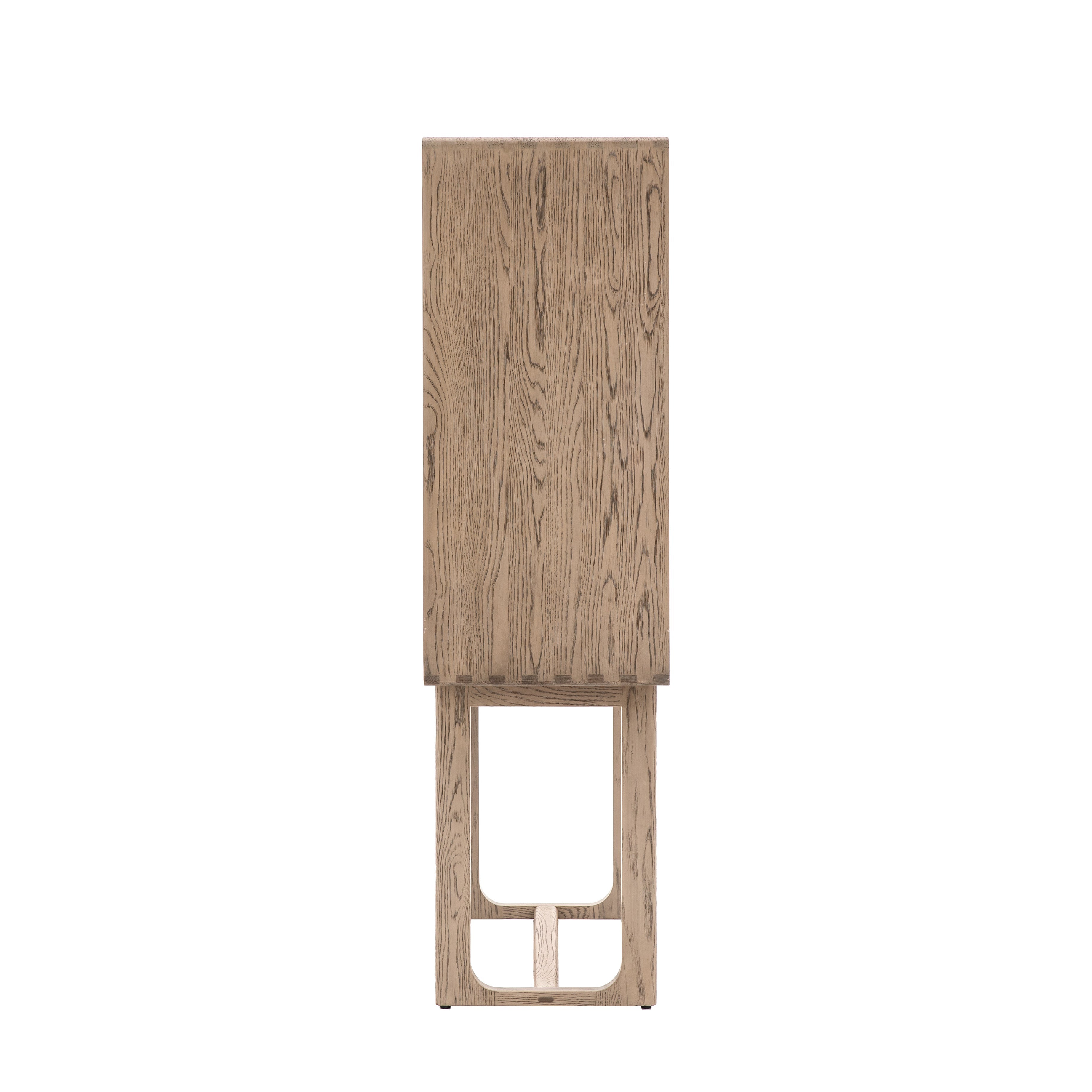 Craft Oak Cocktail Cabinet | Smoked