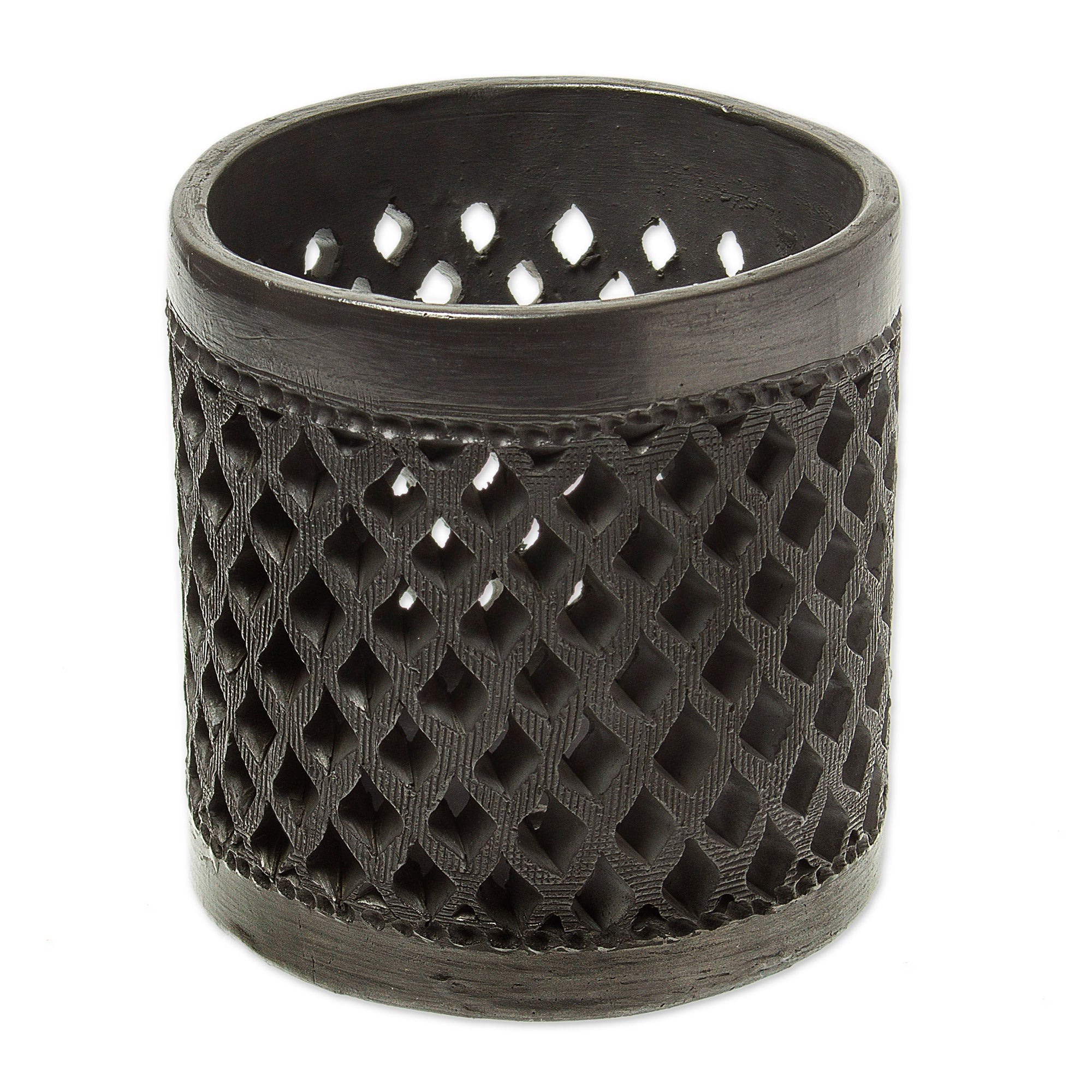 Unique Barro Negro Decorative Vase - San Bartolo Breeze