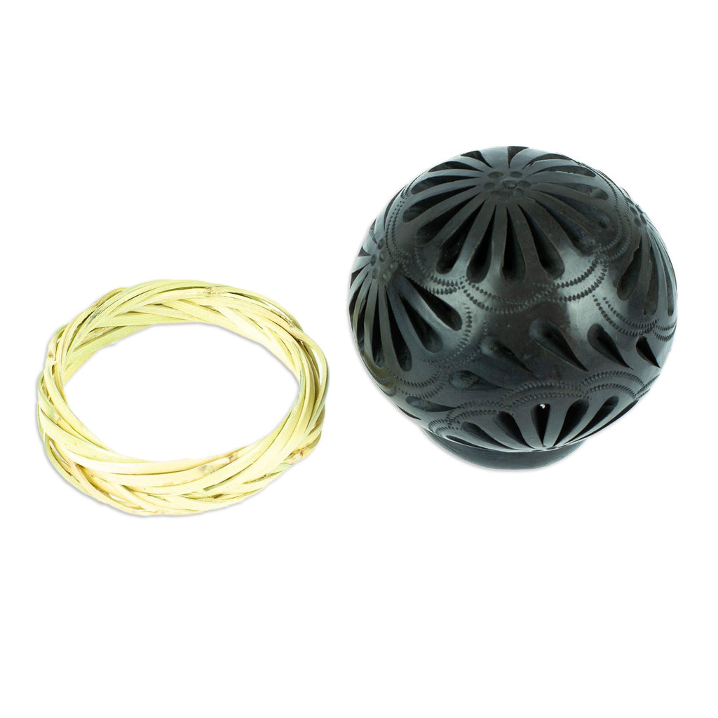 Barro Negro Black Ceramic Decorative Mini Vase - Splendid Black